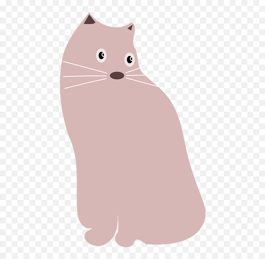 Pink Cat Clipart Free Download Transparent Png Creazilla - Soft Emoji,Free Cat Clipart