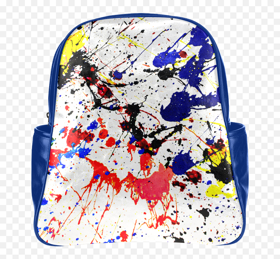 Black Splatter Paint Apron Png Image - Blue Background With Red Splatter Paint Emoji,Red Paint Splatter Png