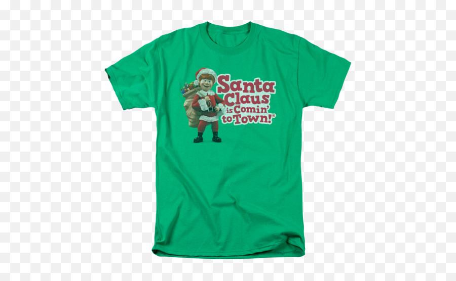 Mens Santa Claus Is Coming To Town Logo Emoji,Super Hero Logo Shirts