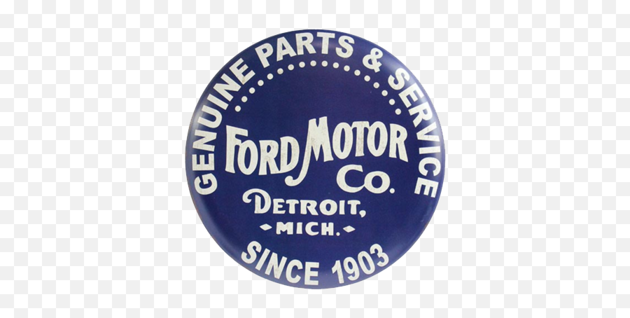 Ford Vintage Logo Button Sign Emoji,Vintage Ford Logo