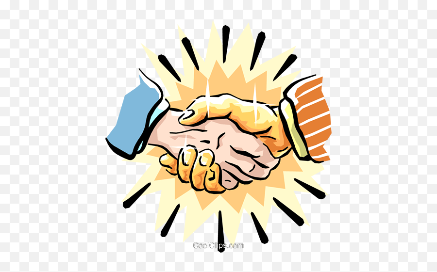 Download The Golden Handshake Royalty Free Vector Clip Art Emoji,Agree Clipart
