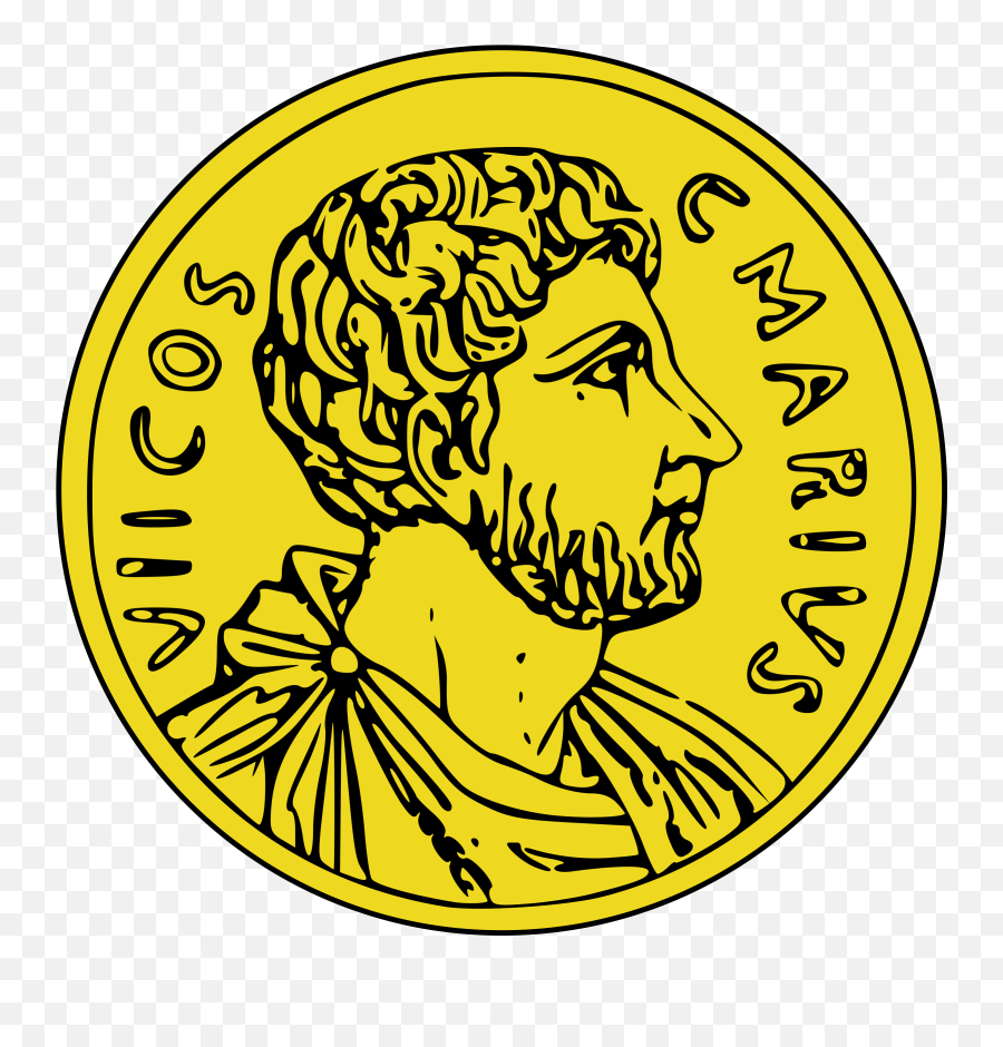 Clipart Gaius Marius Coin - Ancient Rome Clipart Money Emoji,Coin Clipart