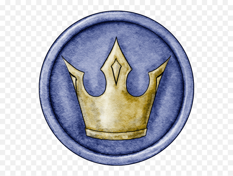 Blue King Token - Fantastic Maps Emoji,Game Of Thrones Crown Png