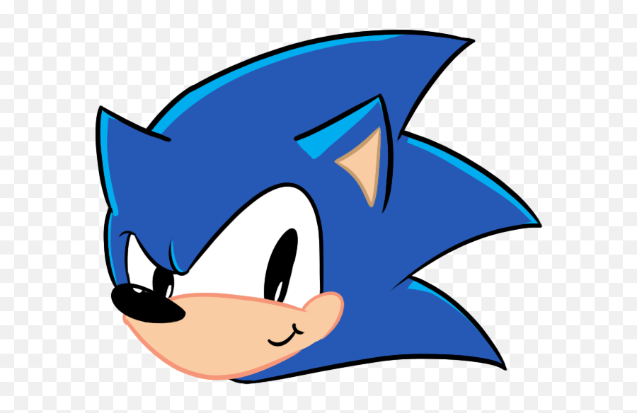 Classic Sonic By David - Onakwaeze On Newgrounds Emoji,Classic Sonic Png