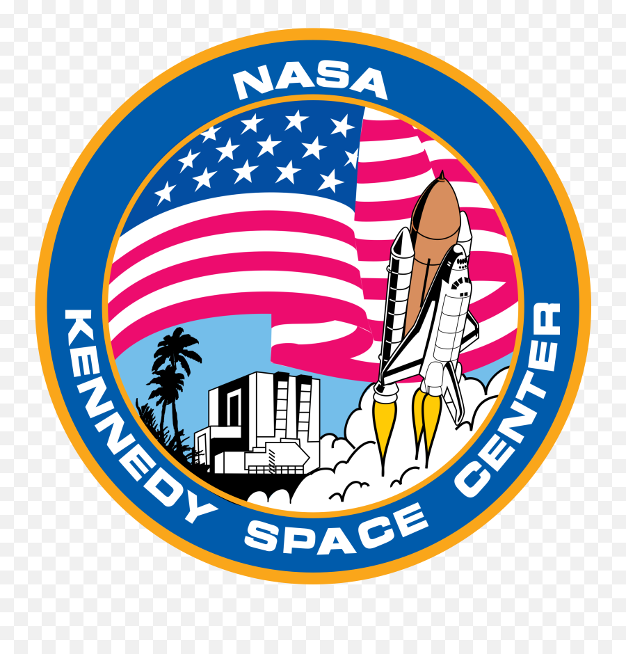 Space Clipart Nasa - Nasa Kennedy Space Center Logo Full Nasa Kennedy Space Center Logo Emoji,Nasa Logo