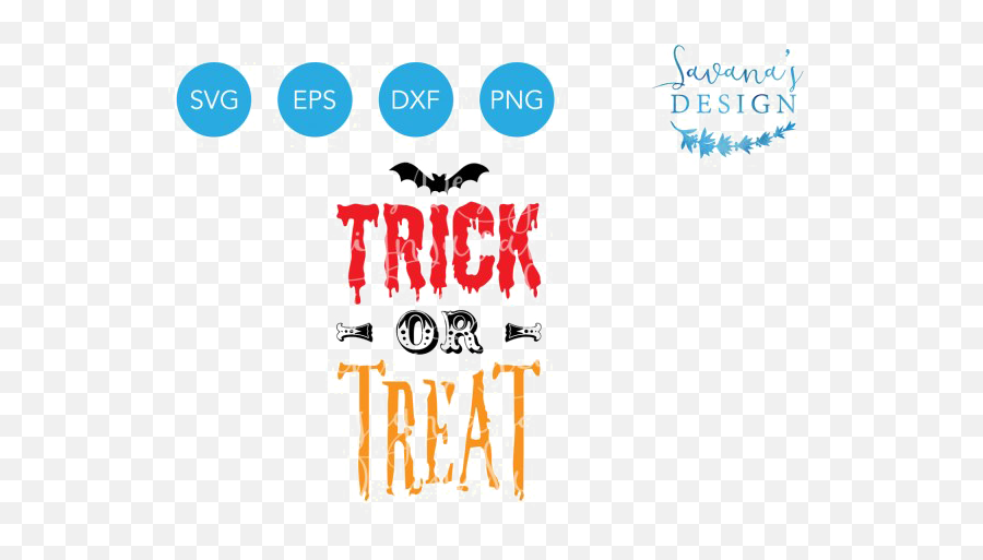 Halloween Trick Or Treat Png Clipart Png Mart - Dot Emoji,Trick Or Treat Clipart