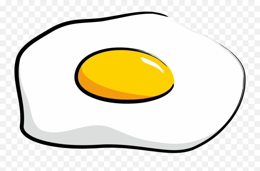 Egg Sunny Side Up Clip Art At Clkercom - Vector Clip Art Png Clipart Sunny Side Up Eggs Png Emoji,Sunny Clipart