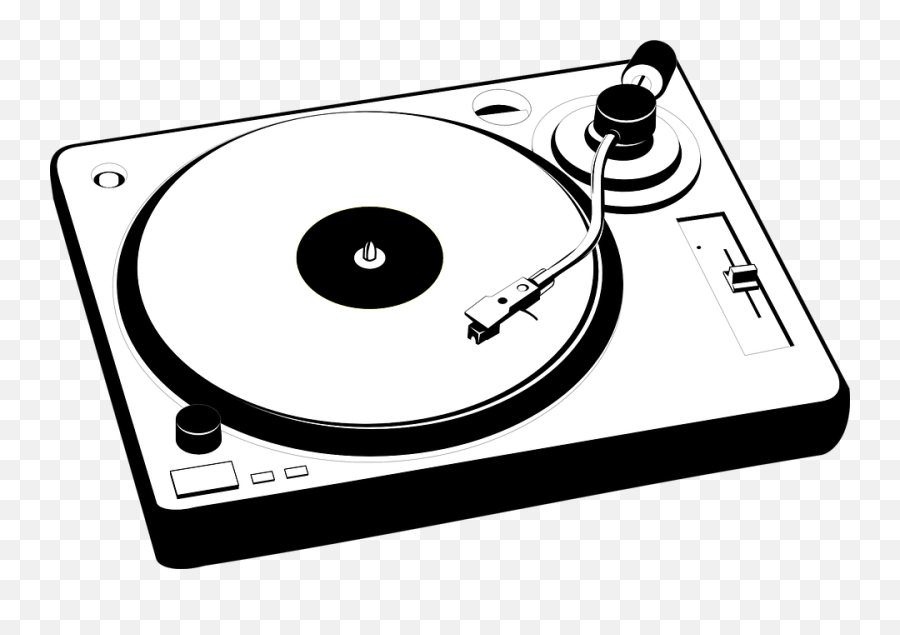 Records Music Illustrations - Turntable Clipart Emoji,Record Clipart