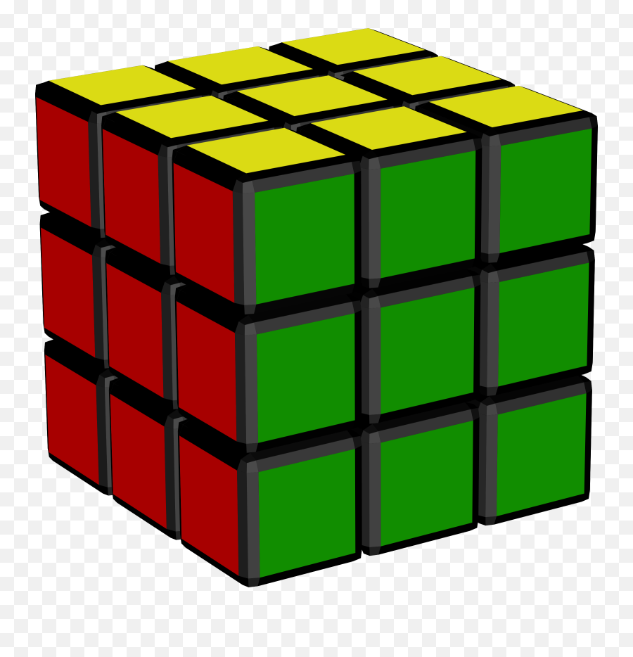 Rubiks Cube Clipart - Transparent Background Cube Transparent Emoji,Cube Clipart