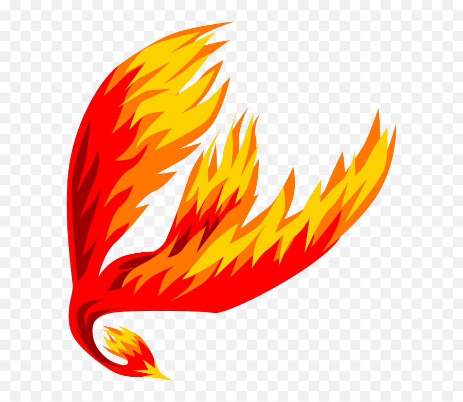 Flame Phoenix Clipart Transparent - Clipart World Language Emoji,Phoenix Clipart