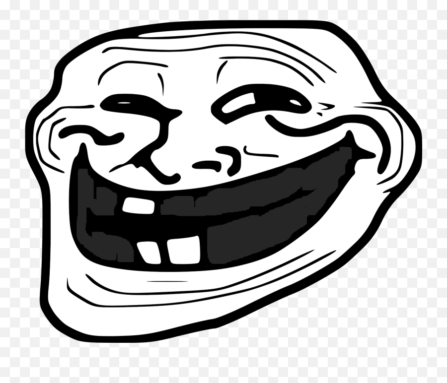 Troll Face Laughing Png Image With No - Low Quality Troll Face Emoji,Troll Face Transparent