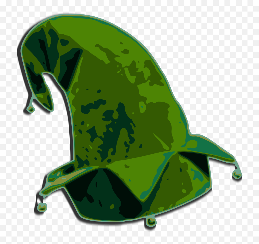 Free Clip Art - Christmas Green Hat Transparent Emoji,Elf Hat Clipart