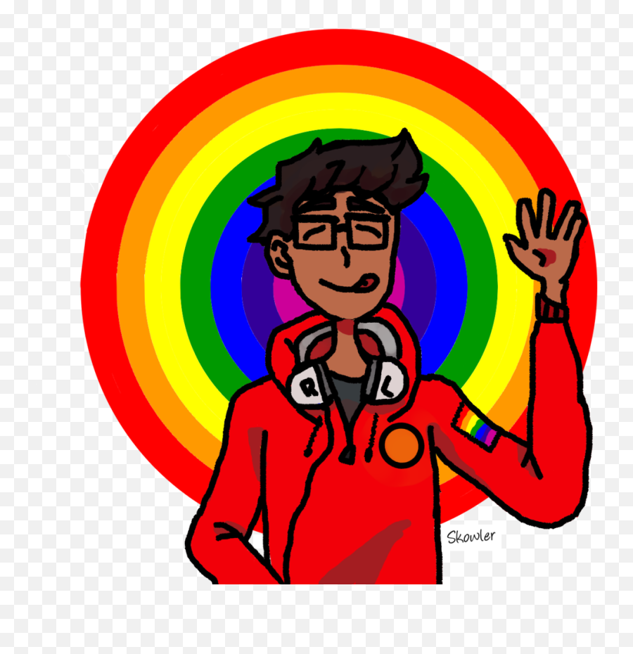 Michael Mell - Chill Cartoon Emoji,Be More Chill Logo