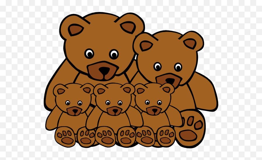 Clipart Family Members Free Clipart - Teddy Bear Family Clip Art Emoji,Family Clipart