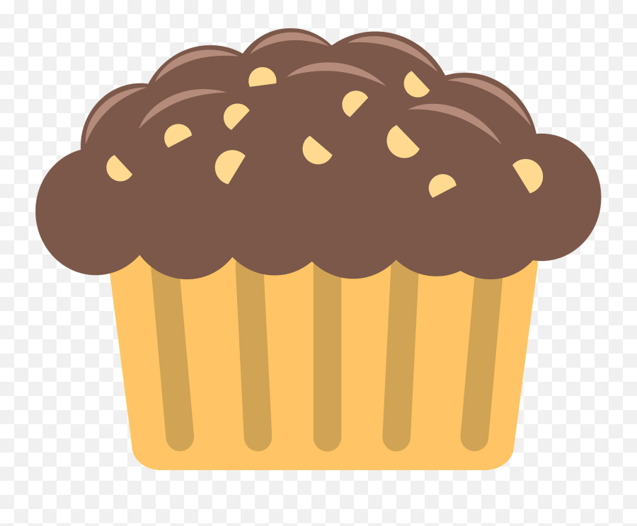 Brownie Clipart - Baking Cup Emoji,Brownie Clipart