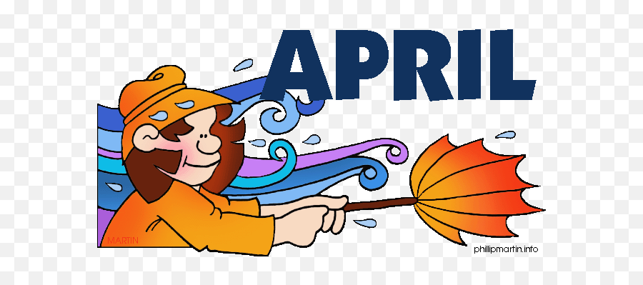 April Clip Art 3 - March Months Of The Year Clipart Emoji,April Clipart