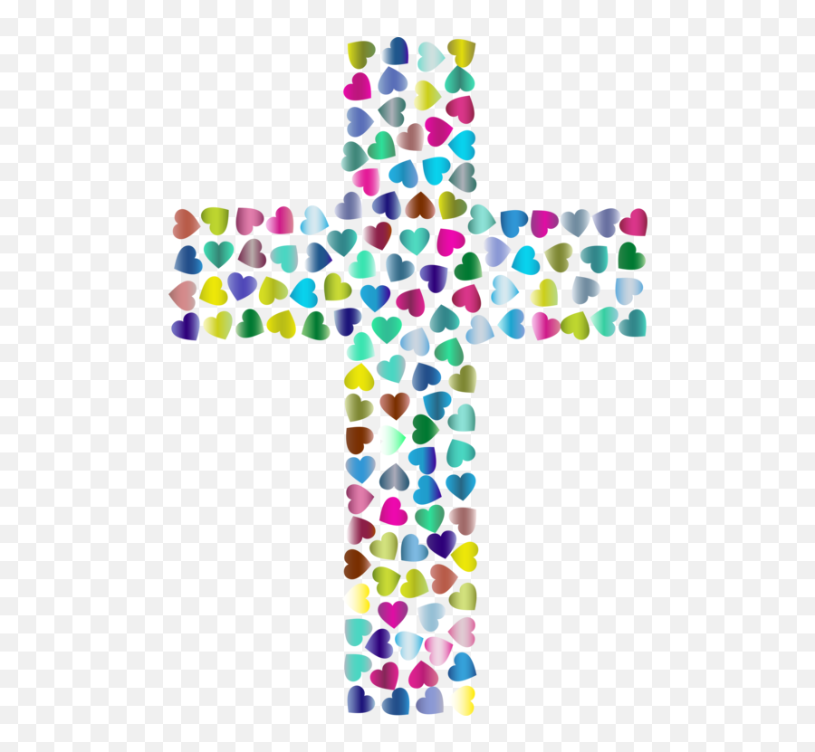 Christian Clip Art Christian Cross Christianity Crucifix - Dot Emoji,Christian Cross Transparent