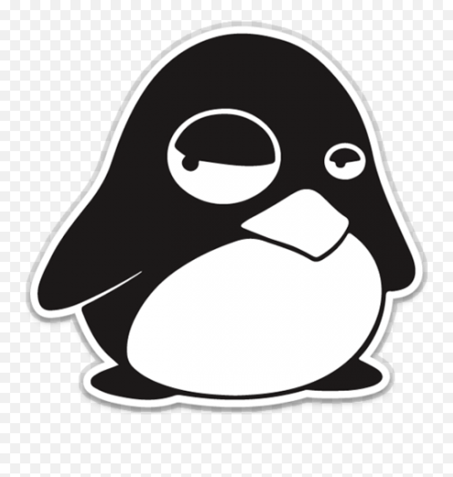 Download Free Download Linux Tux Black And White Pin Emoji,Tuxedo Clipart Black And White