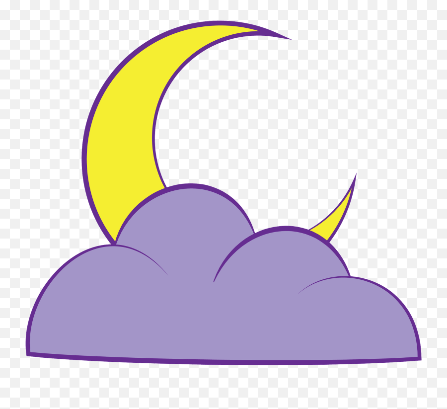 Crescent Moon And Cloud Clipart Free Download Transparent - Cloud Moon Clipart Emoji,Cloud Clipart