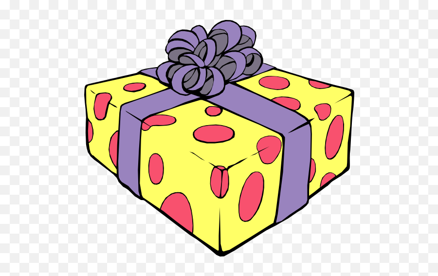 Gift Birthday Present Clip Art Free Clipart Images - Cartoon Clipart Present Emoji,Gift Clipart