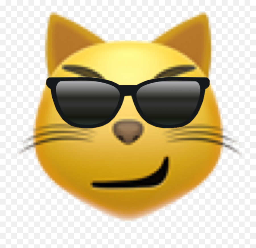 Emoji Cat Catemoji Sunglasses Sticker By Zx7638nfxh,Cat Emoji Png