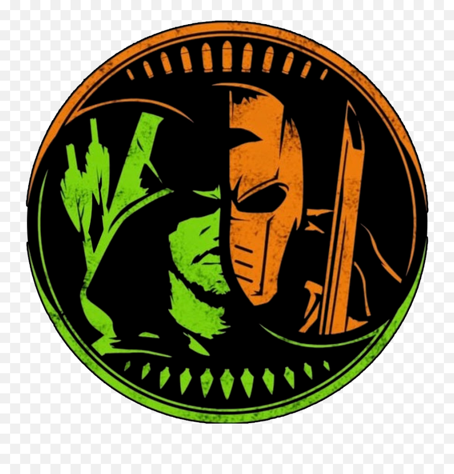 Green Arrow Deathstroke Flash Arrow - Arrow And Deathstroke Loho Emoji,Green Arrow Logo