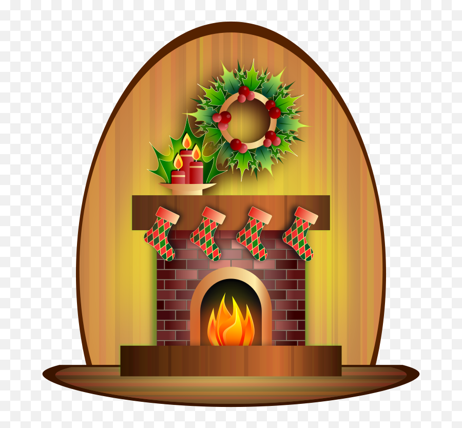 Free Clipart Christmas Fireplace Viscious - Speed Emoji,Free Clipart For Christmas