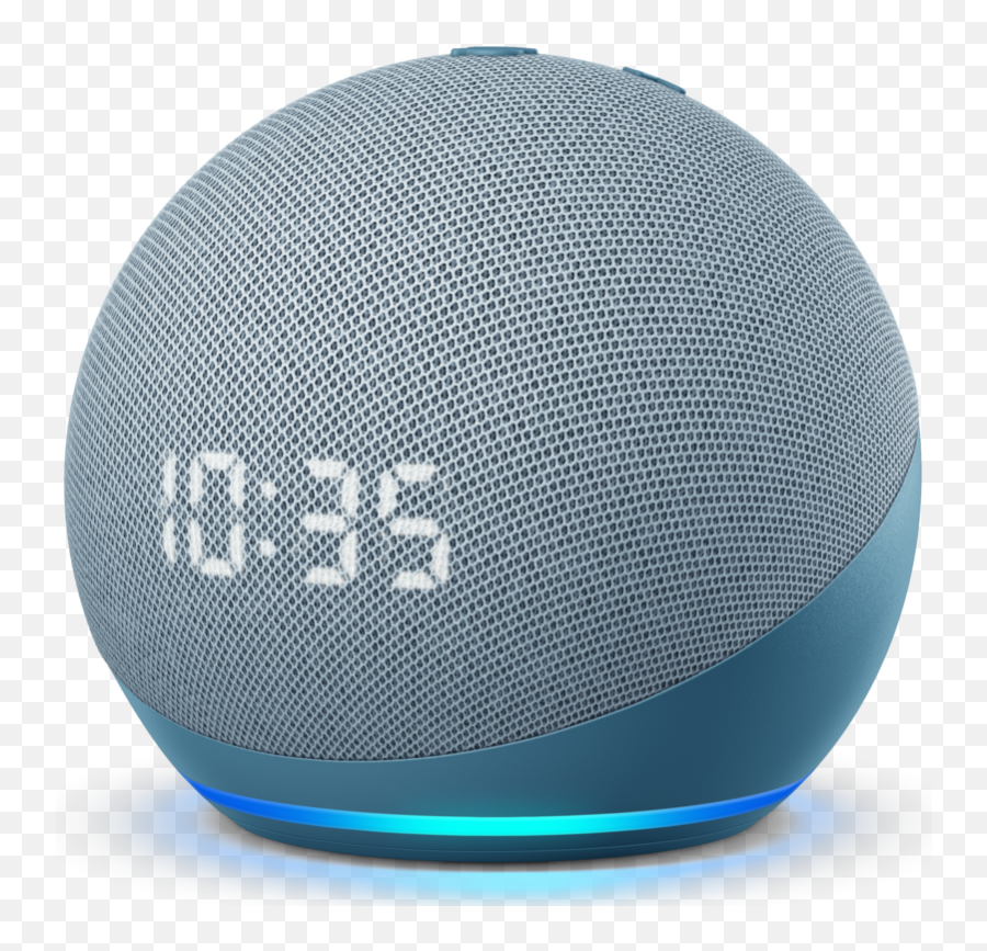 Amazon Echo Dot 4th Gen Vs Echo Dot With Clock 4th Gen Emoji,Speaker Transparent Background