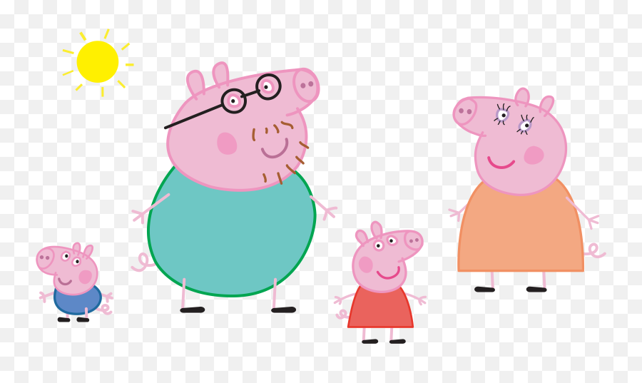 Peppa Pig Family Wallpapers - Peppa Pig Family Png Emoji,Peppa Pig Png