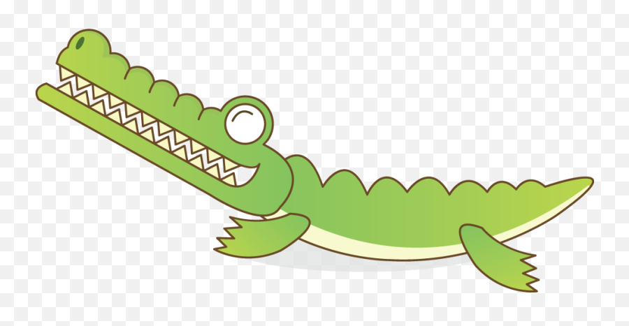 Crocodile Alligator Cartoon - Crocodile Cartoon Png Emoji,Cute Alligator Clipart