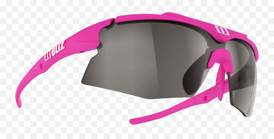 Bliz Tempo Small Face Sport Sunglasses Rubber Neon Pink Frame Smoke With Silver Mirror Lens Emoji,Neon Frame Png
