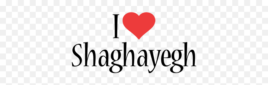 Shaghayegh Logo - Language Emoji,Love Logo
