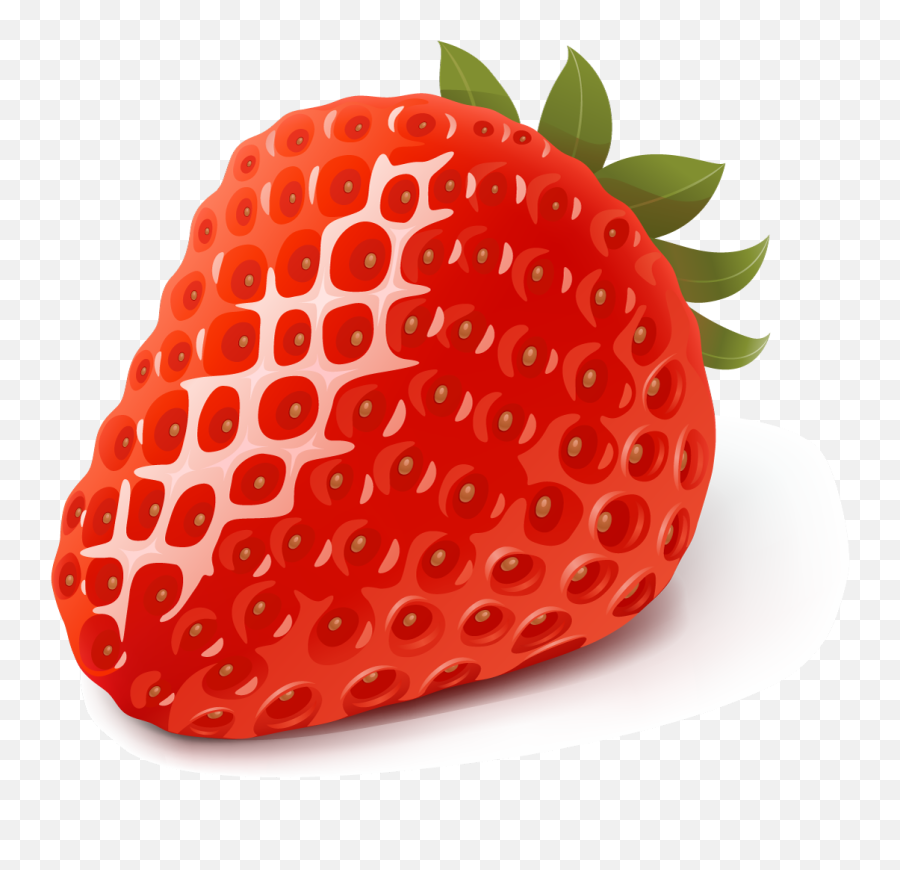 Strawberry Fruit Png Transparent - Strawberry Vector Emoji,Fruit Png