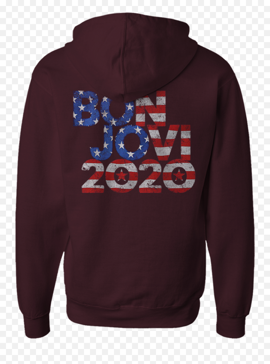 Bon Jovi 2020 Stars Stripes Full - Hooded Emoji,Bon Jovi Logo