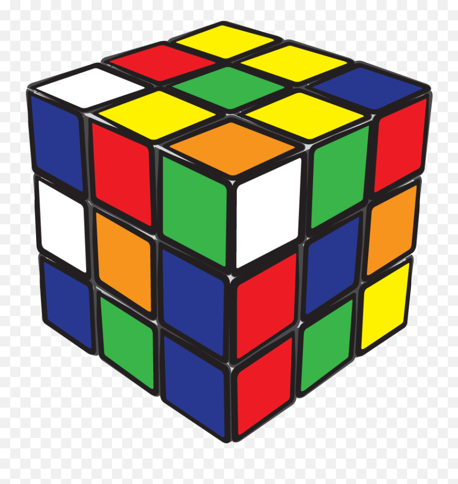 Rubiks Cube Gif Transparent Transparent - Transparent Background Rubiks Cube Gif Emoji,Cube Clipart