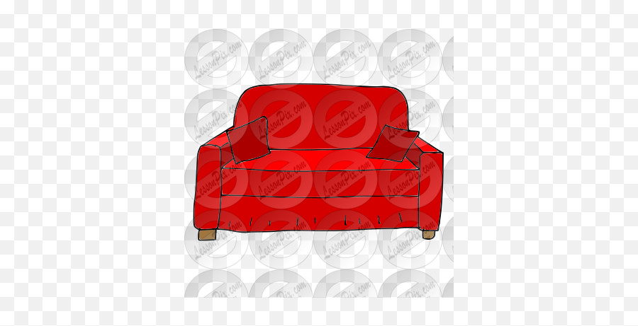Sofa Picture For Classroom Therapy Use - Great Sofa Clipart Horizontal Emoji,Sofa Clipart