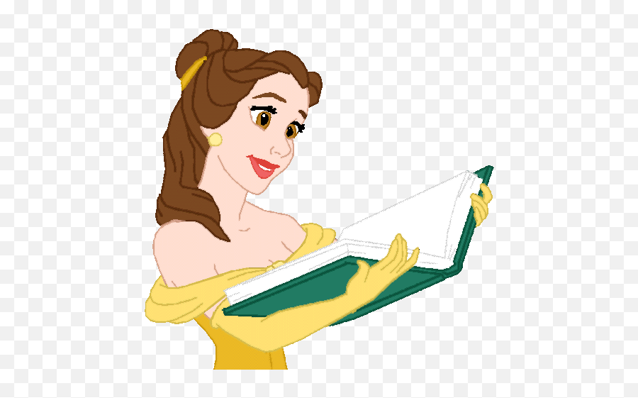 Disney Princess Belle Clipart - Belle Gif Transparent Background Emoji,Belle Clipart