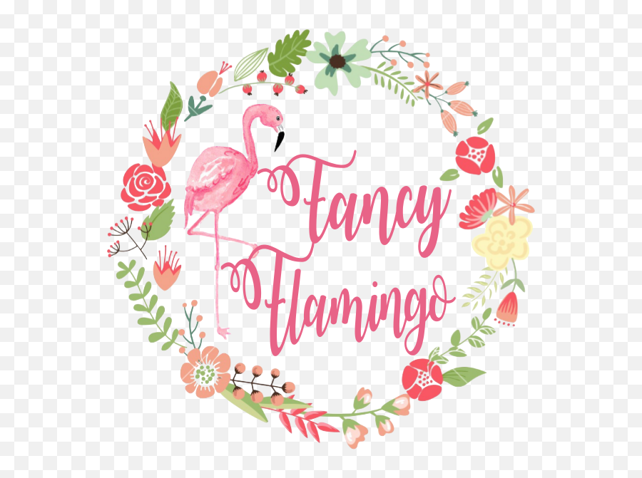 Home Fancy Flamingo - Flower Border Circle Png Emoji,Flamingo Logo