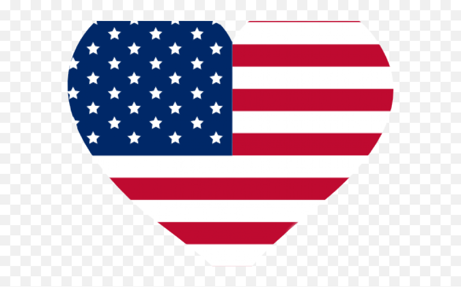 Military Clipart Army Logo - American Flag Heart Clipart Emoji,Miltary Clipart