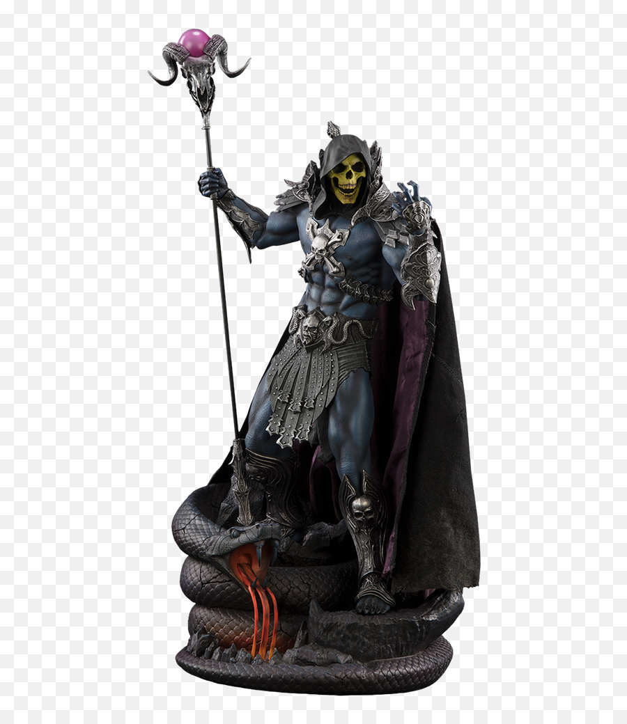 Masters Of The Universe Skeletor Statue - Masters Of The Universe Toys Skeletor Emoji,Skeletor Png