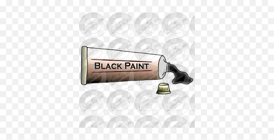 Black Paint Picture For Classroom Therapy Use - Great Emoji,Paint Roller Clipart