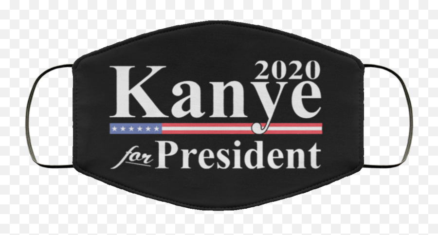 Kanye For President 2020 Face Mask Washable Reusable Emoji,Kanye Face Png