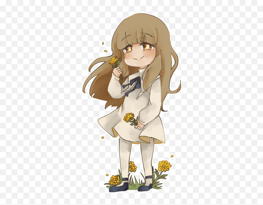 Deemo Cytus Fan Art Illustration - Marigold Png Download Fan Art Emoji,Anime Girl Transparent