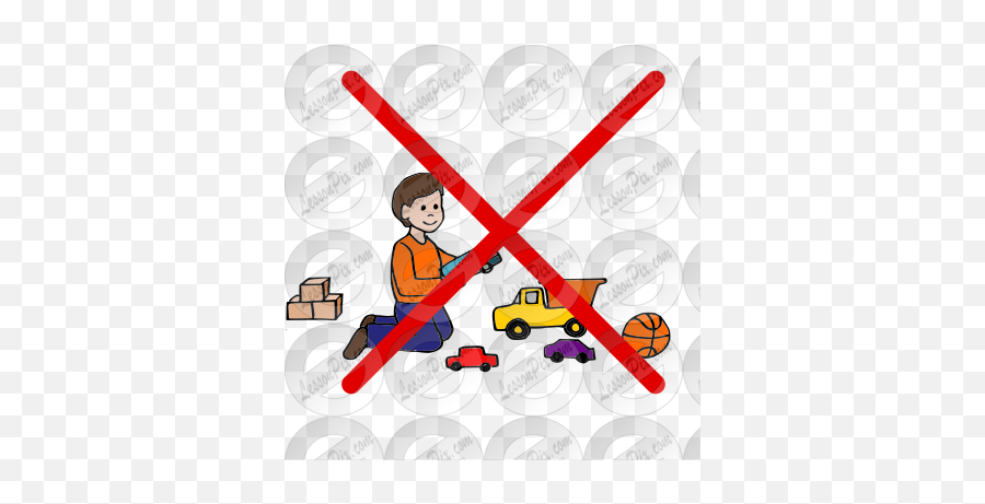 Not Play Picture For Classroom Therapy Use - Great Not Tradesman Emoji,Play Clipart