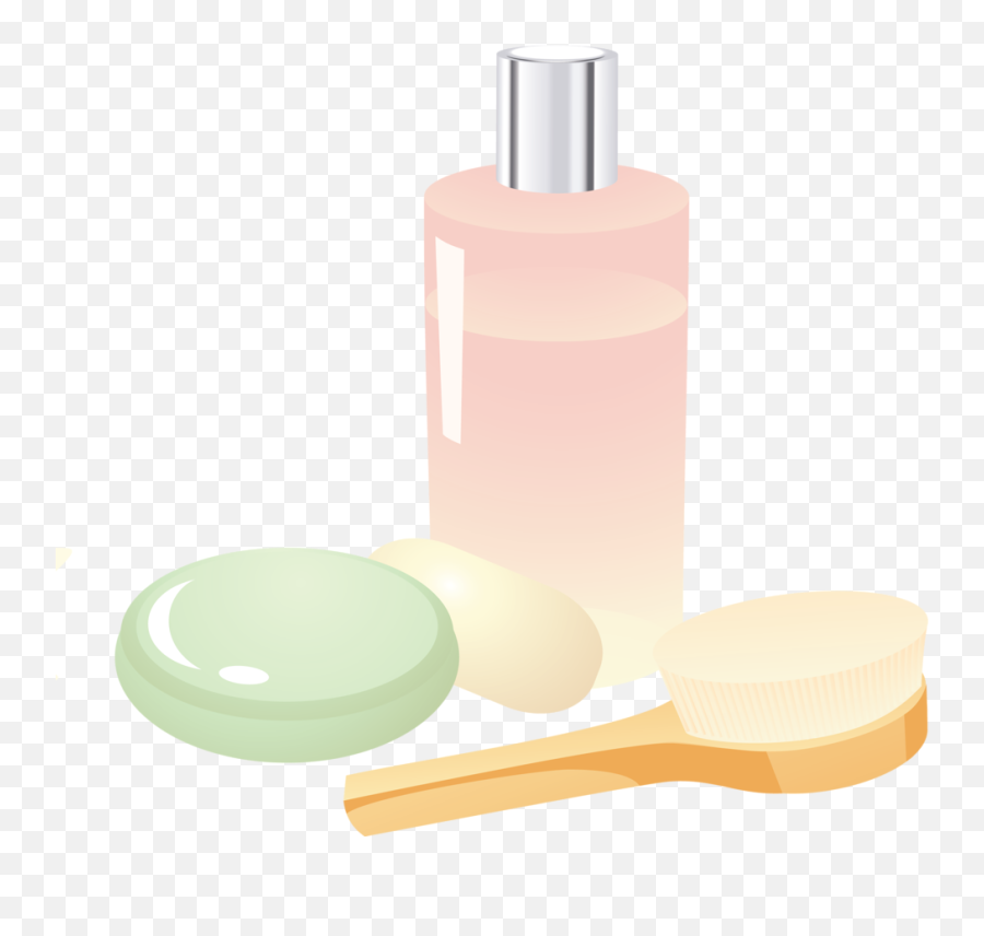 Download Clipart Transparent Beauty Products Clipart - Cylinder Emoji,Bath Clipart