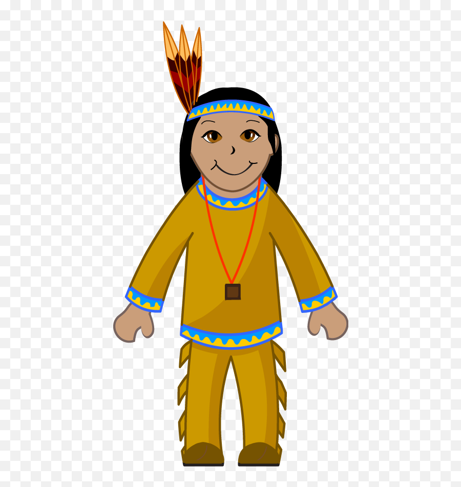 Library Of Thanksgiving Indian Pilgrim - Transparent Native Americans Clipart Emoji,Pilgrim Clipart
