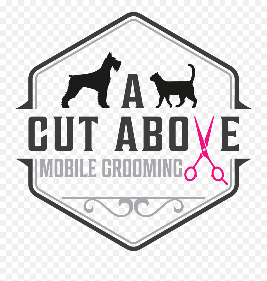 A Cut Above Emoji,Grooming Logo