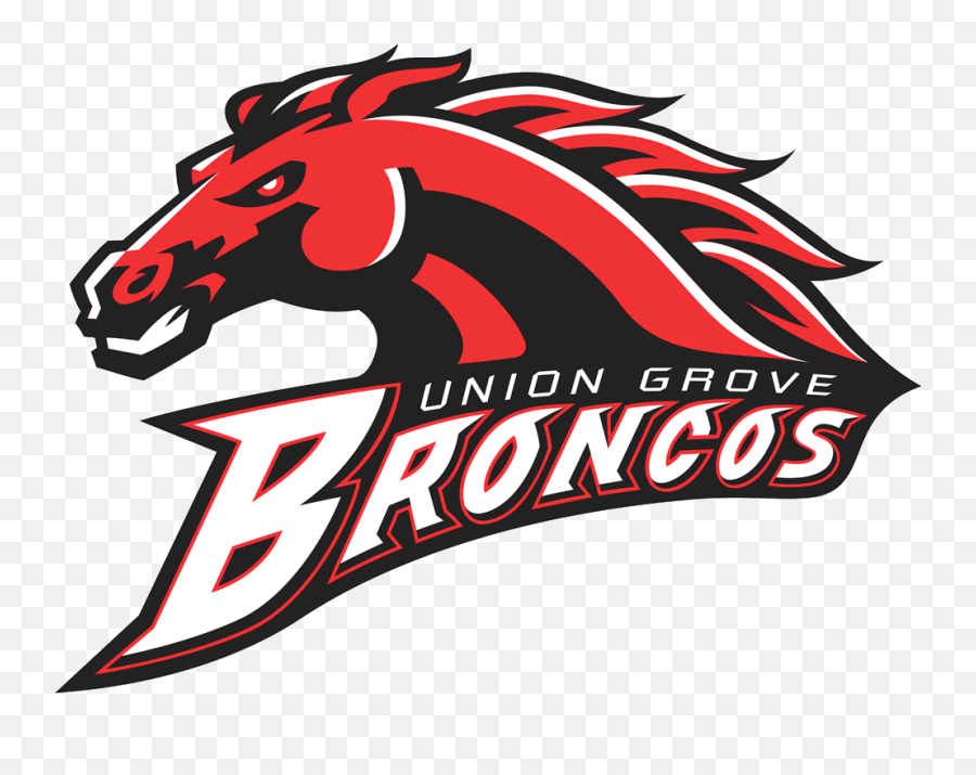 Union Grove Broncos Clipart - Western Michigan Broncos Emoji,Broncos Logo
