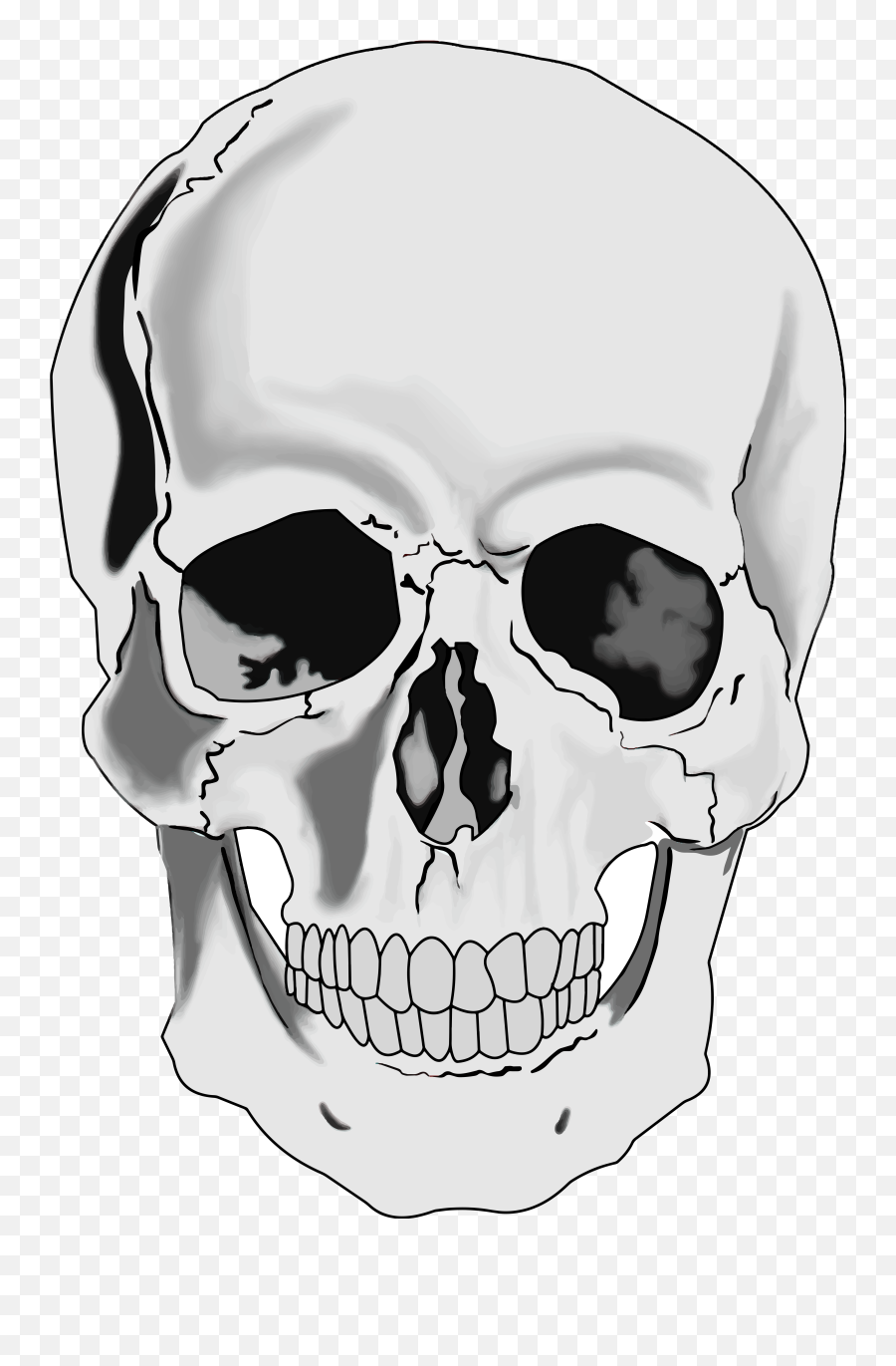 Skull Clipart Clipartbold 2 - Free Clip Art Skull Emoji,Skull Clipart