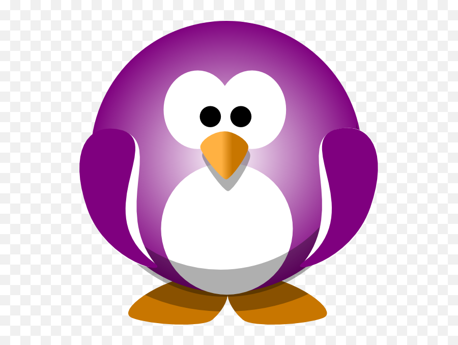 Purple Penguin Clip Art - Cartoon Penguin In A Santa Hat Emoji,Parade Clipart